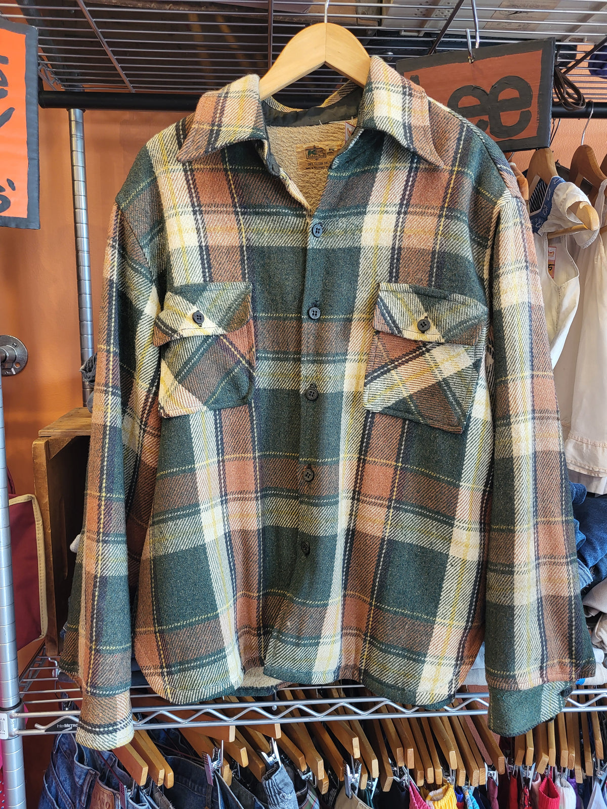 Vintage 1980s Lined Lumberjack Jacket