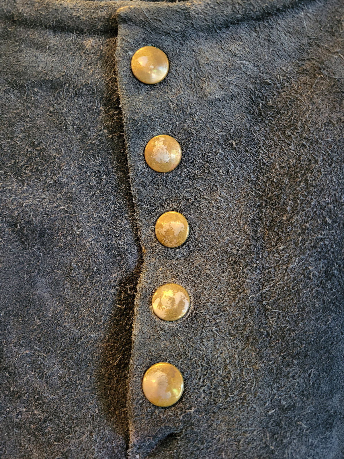 *INCREDIBLE* True Vintage 1970s Suede Bell Bottom Pants, 31 x 34