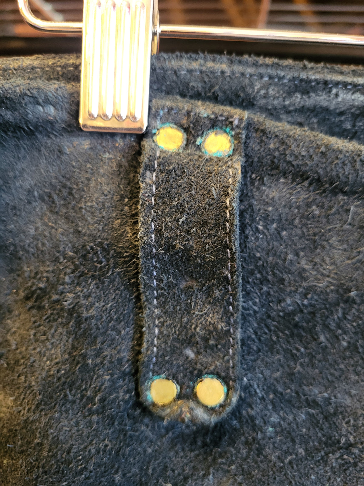 *INCREDIBLE* True Vintage 1970s Suede Bell Bottom Pants, 31 x 34